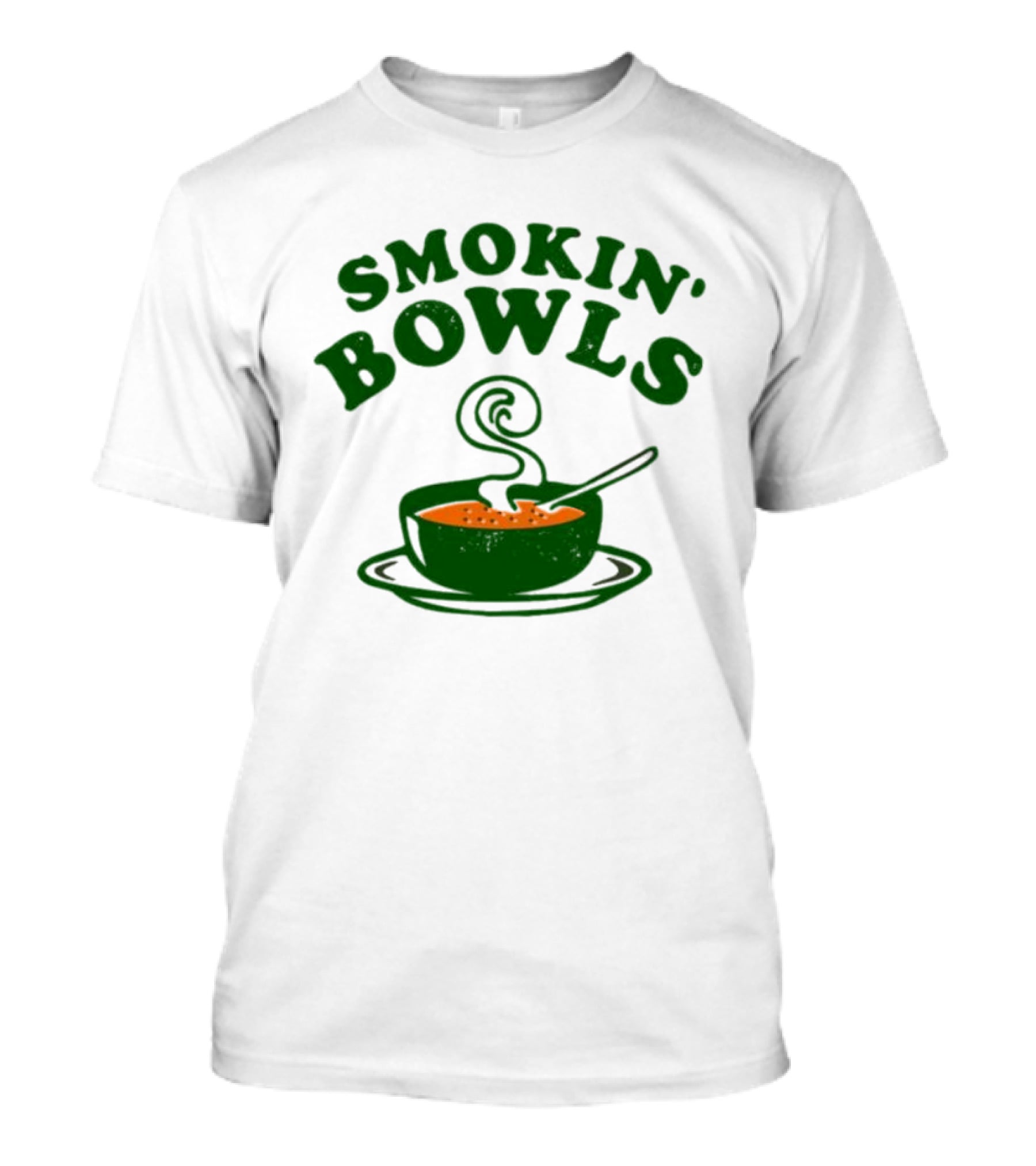 Smokin’ Bowls Soup With Spoon And Swirling Steam T-Shirt