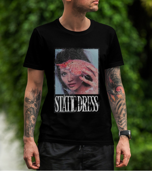 Static Dress Fish Net Mask T-Shirt