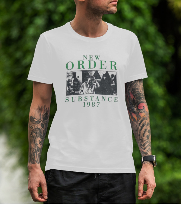 New Order Substance 1987 Album Cover T-Shirt