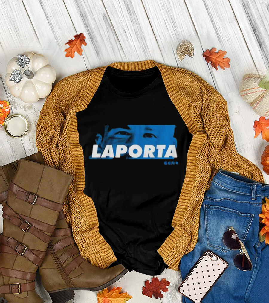 Laporta The Eyes Blue T-Shirt
