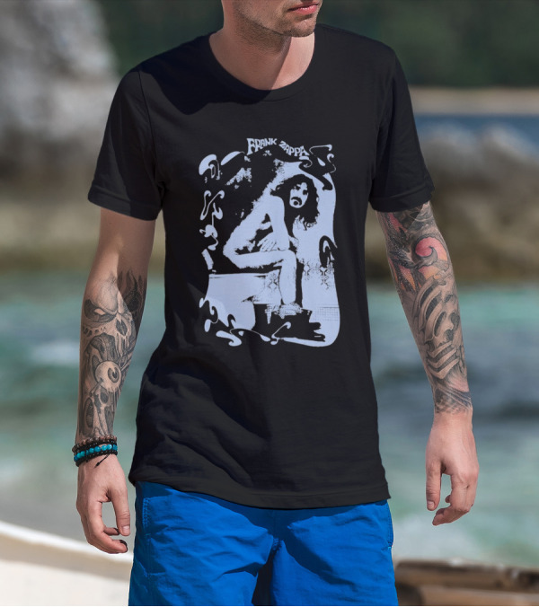 Rare Vintage Frank Zappa Toilet T-Shirt