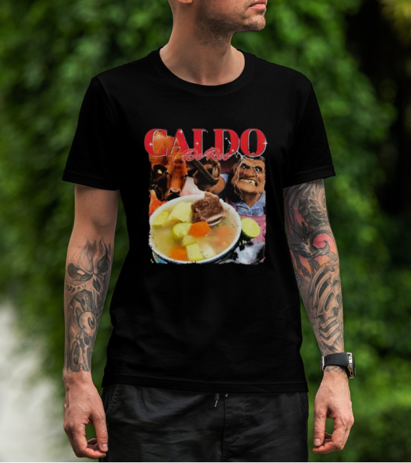 Caldo De Res Western Cowboy With Vegetable Soup T-Shirt