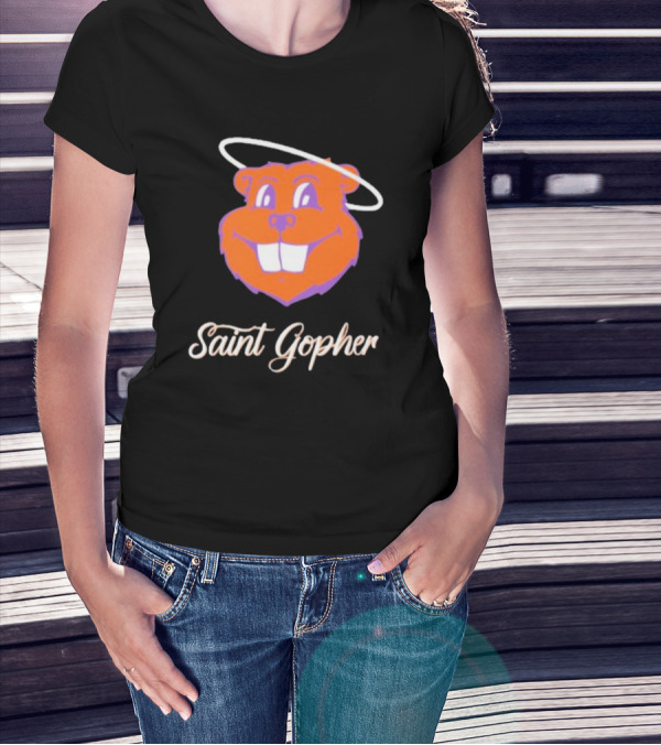 Saint Gopher Halo Smile T-Shirt