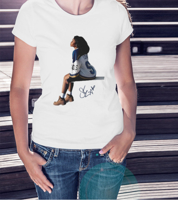 Sza Sos Signature Number 5 Sports T-Shirt