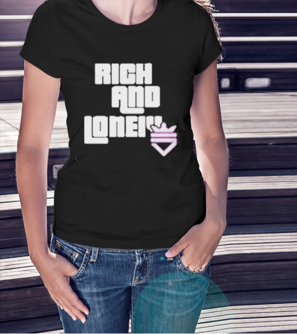 Optic Scump Rich And Lonely Rnl Wasted Miami Crown Graphics T-Shirt