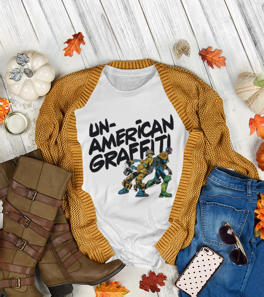 Unamerican Graffiti Mick Mcmahon’s Judge Dredd T-Shirt