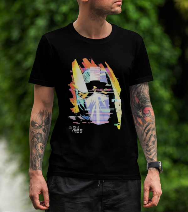 Kid Cudi Moon Man Helmet Glitch T-Shirt