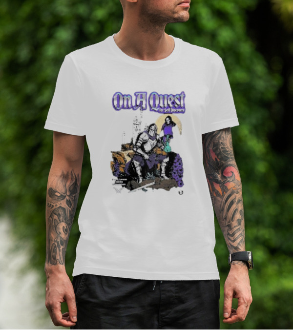On A Quest For Self Discovery Knight And Castle Adventure T-Shirt