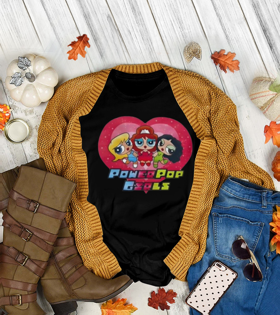 Partneringco Chappell Roan Powerpop Girls Heart Trio T-Shirt