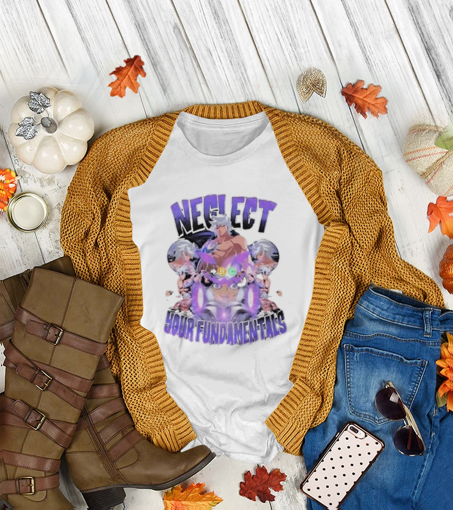 Neglect Your Fundamentals B C Iconic Anime Character T-Shirt