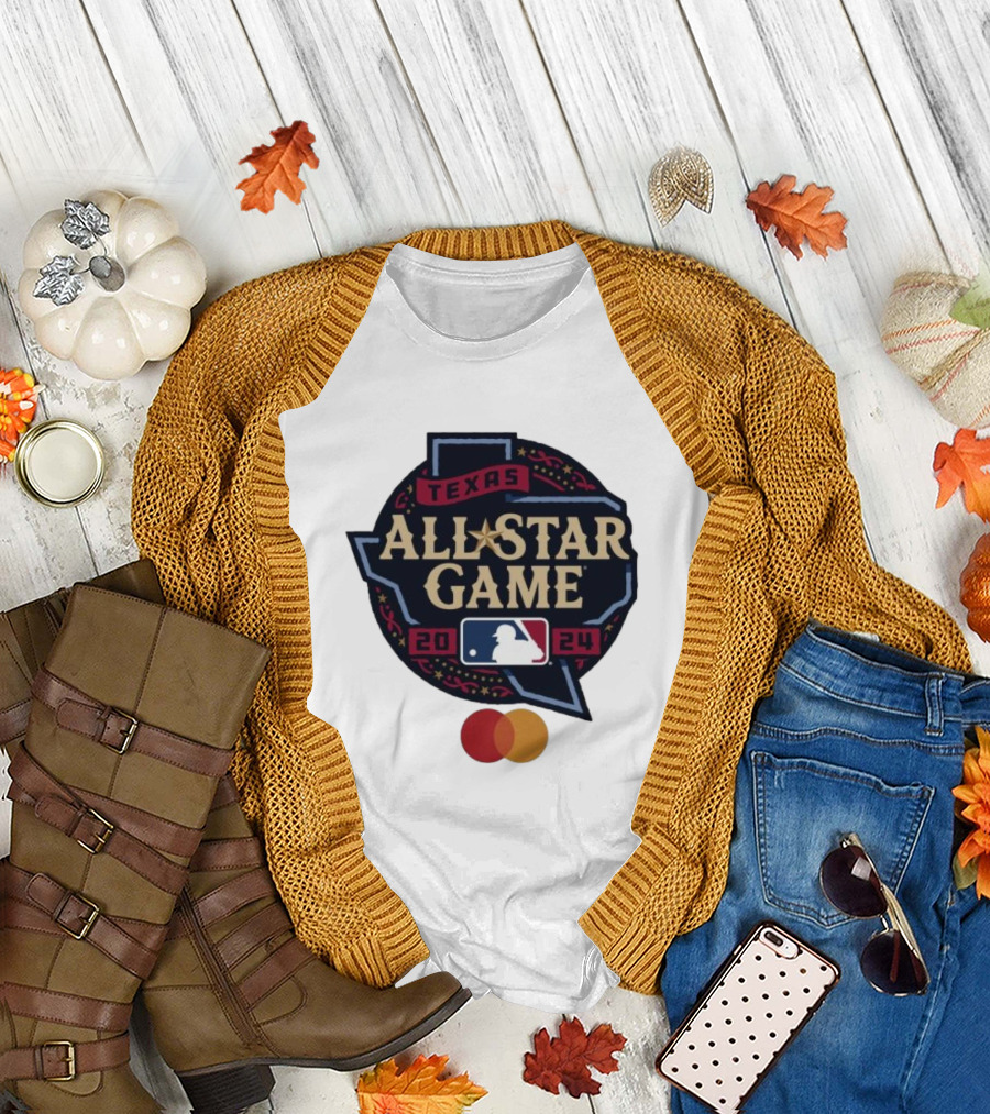 Texas All Star Game 2024 MLB Logo Mastercard T-Shirt