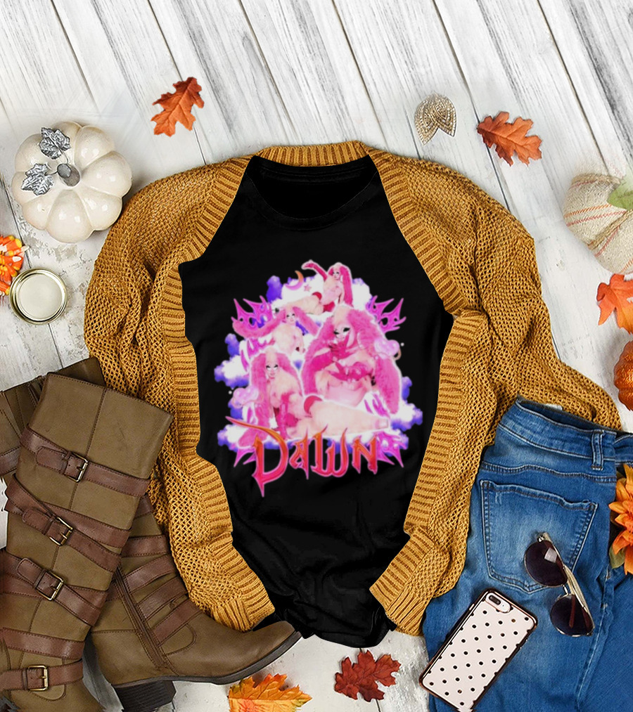 Dawnverse Dragcon Pink Fantasy T-Shirt