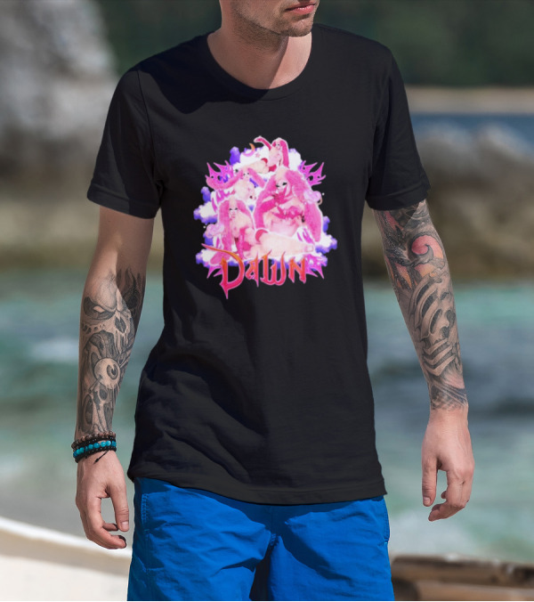 Dawnverse Dragcon Pink Fantasy T-Shirt