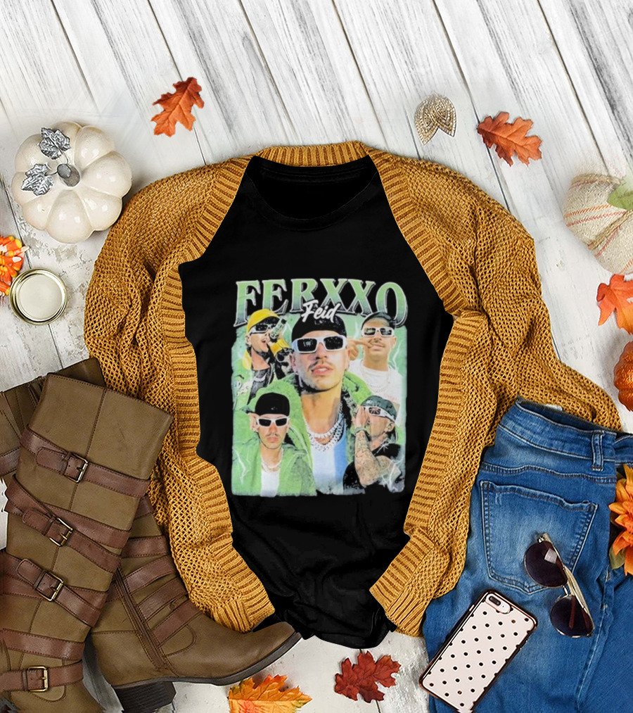 FERXXO Feid Green Style Collage T-Shirt