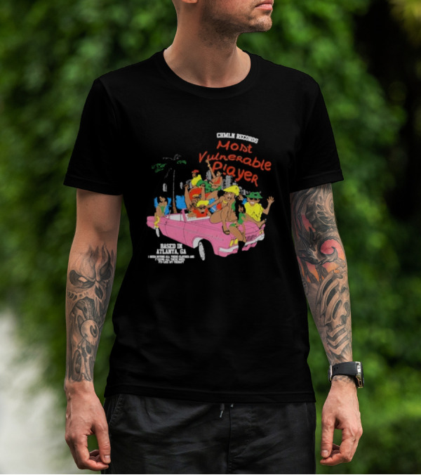 CHMLN Records Most Vulnerable Player Based In Atlanta GA T-Shirt