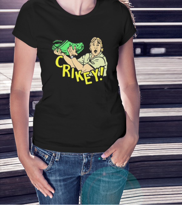 Crikey Crocs Hunter Surprise Enthusiasm T-Shirt