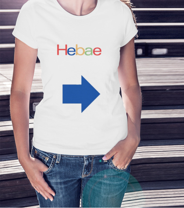 Cursed Couple’s Hebae Shebae Google Arrow T-Shirt