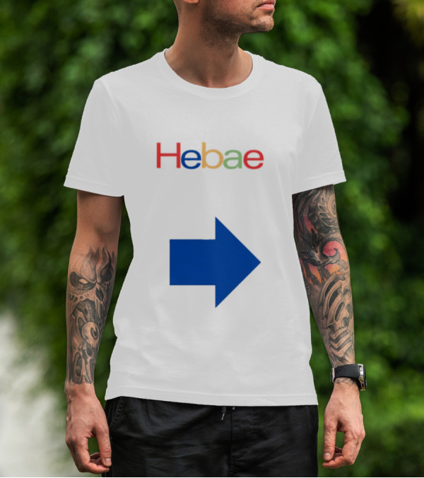 Cursed Couple’s Hebae Shebae Google Arrow T-Shirt
