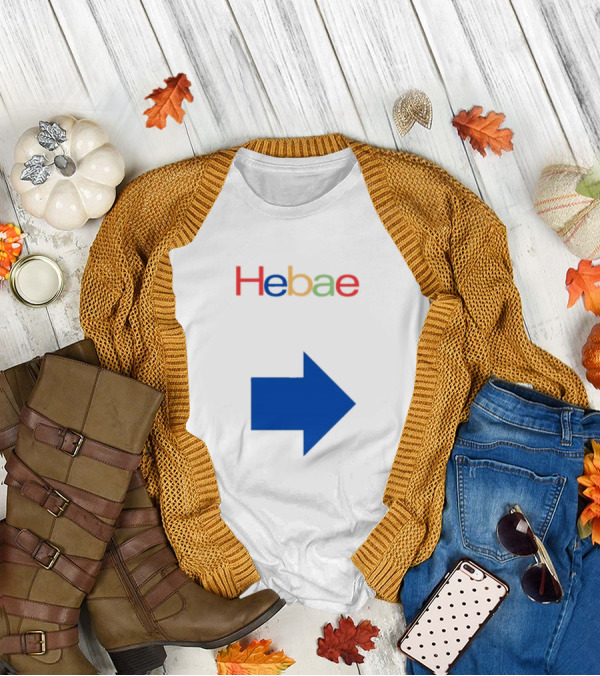 Cursed Couple’s Hebae Shebae Google Arrow T-Shirt