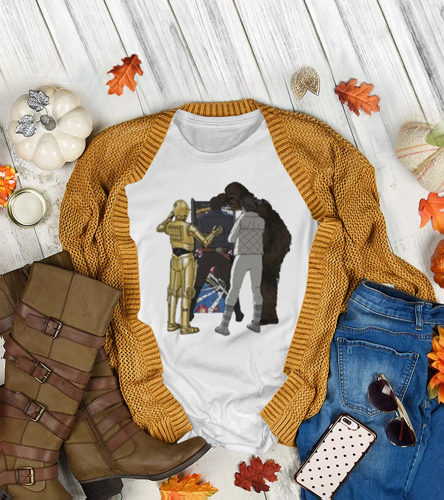 Asteroids Video Game Star Wars Characters T-Shirt