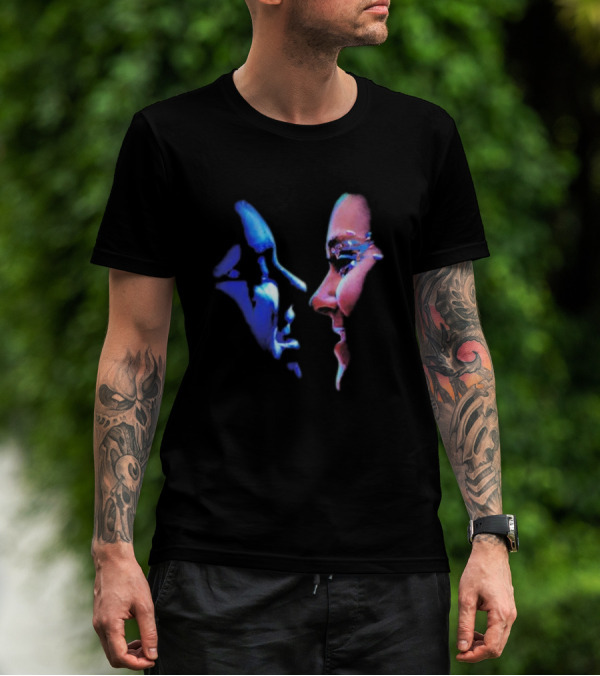 Black Karma Jojo Siwa Face Profile Contrast T-Shirt