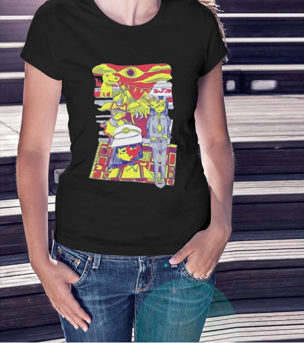 ENA Blood Hub Characters Gaming T-Shirt