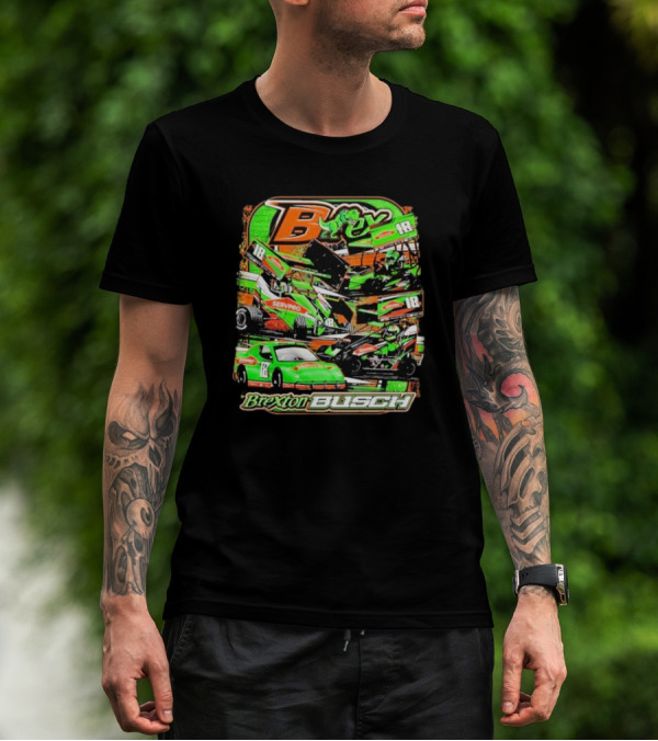 Brexton Busch Racing 18 Servpro Frog T-Shirt