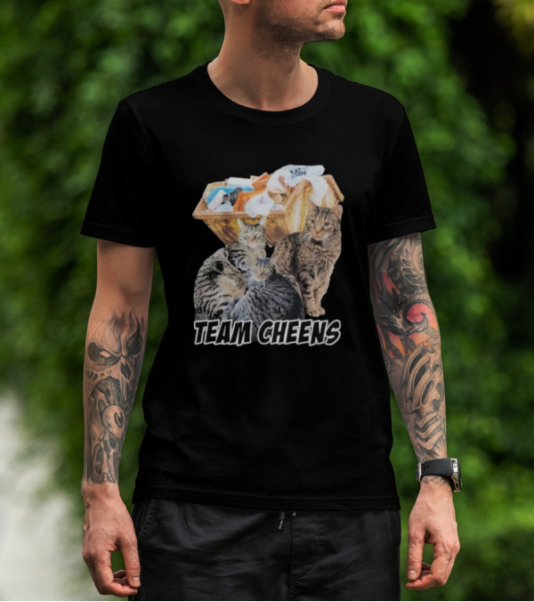 Team Cheens Cat Squad Dumpster Gathering T-Shirt