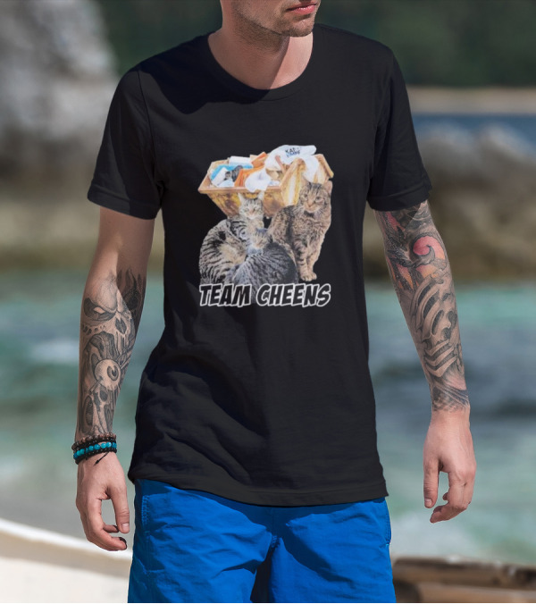 Team Cheens Cat Squad Dumpster Gathering T-Shirt
