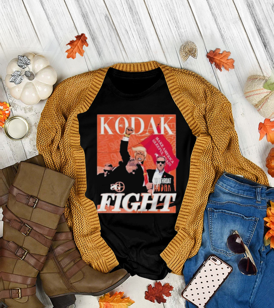 Kodak Fight Kutthroat Make America Gleeful Again T-Shirt