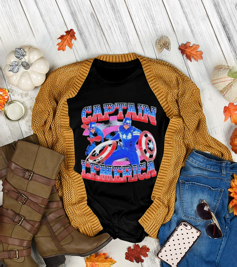 Captain Lemerica Lebron James Captain America T-Shirt