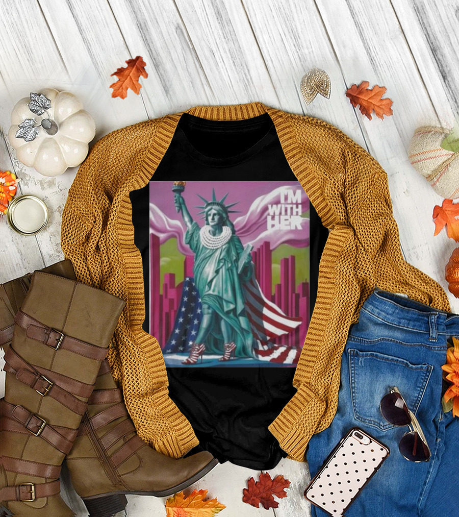 Kamala Harris I’m With Her Statue Of Liberty Catwalk America T-Shirt