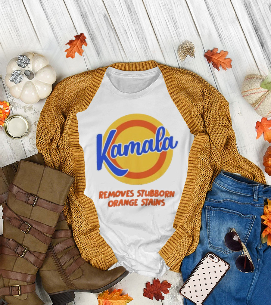 Kamala Removes Stubborn Orange Stains Anti Trump Vote Detergent T-Shirt