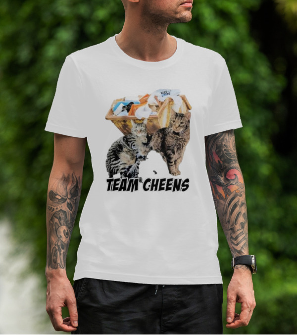 Kat Timpf Team Cheens Dumpster Cats T-Shirt