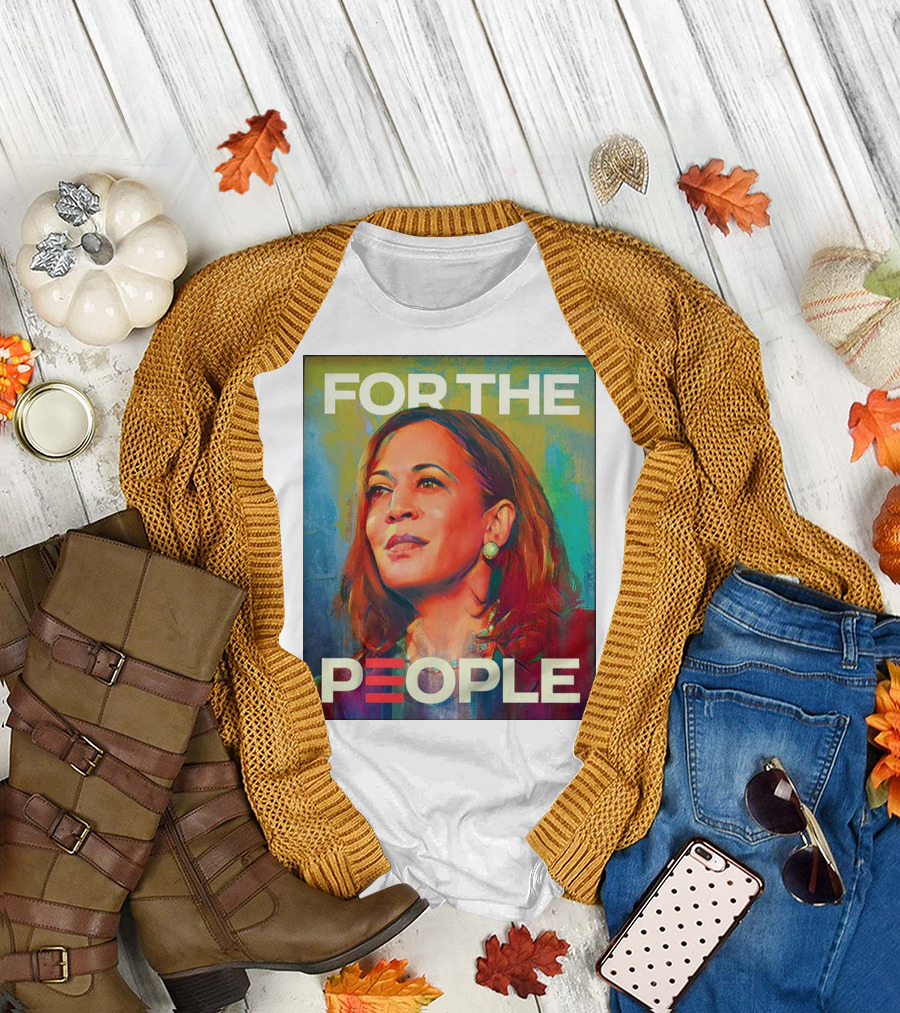 Kamala Harris For The People Portrait T-Shirt