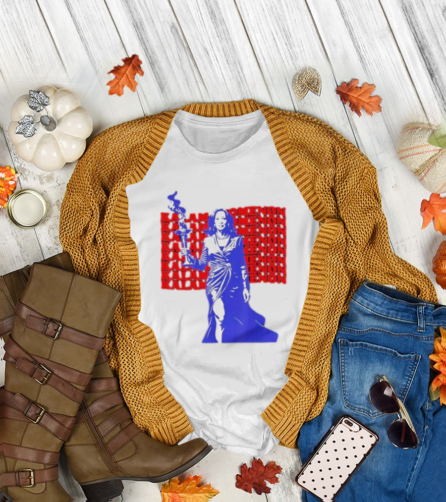 Kamalanomenon Kamala Harris Torch T-Shirt