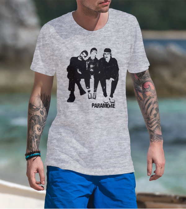 Paramore Music Group Photo Boyfriend Fit Girls T-Shirt