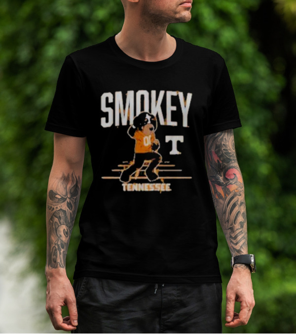 Tennessee Vols Smokey Mascot Football T T-Shirt