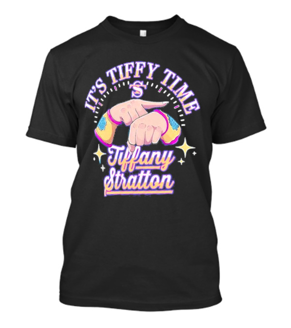 It's Tiffy Time Tiffany Stratton S Logo And Stars T-Shirt