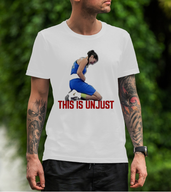 Kellie-Jay Keen Angela Carini This Is Unjust Athlete Kneeling T-Shirt