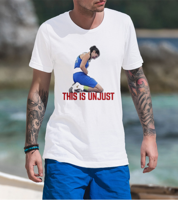 Kellie-Jay Keen Angela Carini This Is Unjust Athlete Kneeling T-Shirt