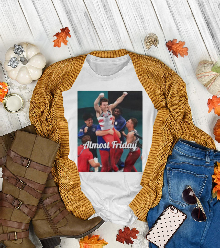 Paul Juda Celebratory Almost Friday Olympic Kid T-Shirt