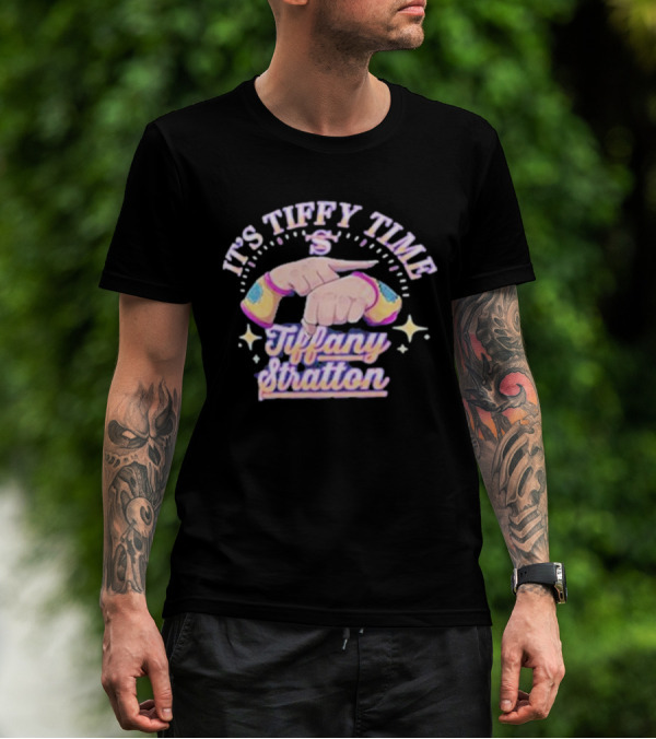 Tiffany Stratton It's Tiffy Time With Stars And Colored Wristbands T-Shirt