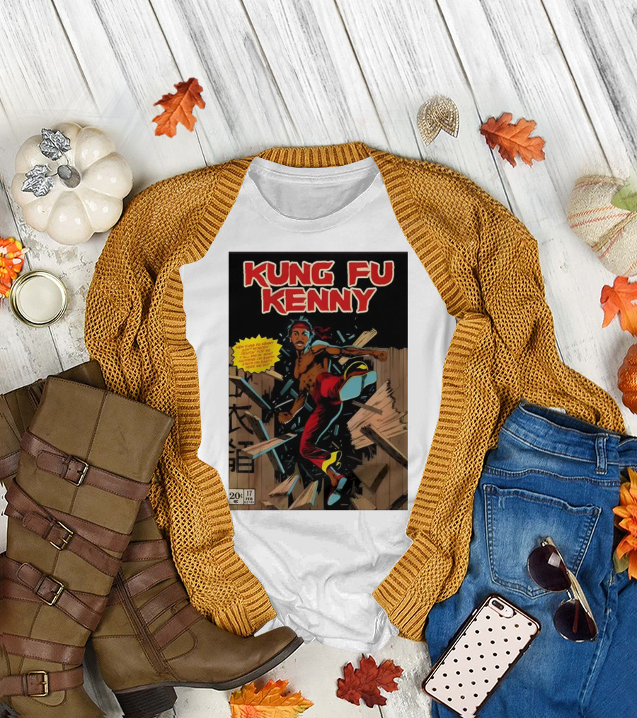 Kung Fu Kenny Breaking Through Comic Style February 17 Issue 20 Cent T-Shirt