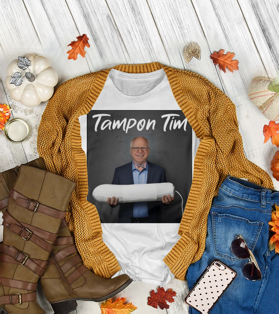 Johnny Midnight Tampon Tim Walz T-Shirt