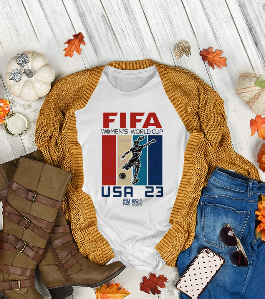 FIFA Women's World Cup USA 23 Soccer Player T-Shirt