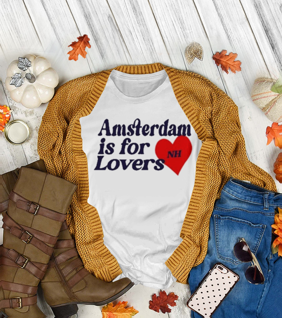 Amsterdam Is For Lovers NH Heart T-Shirt