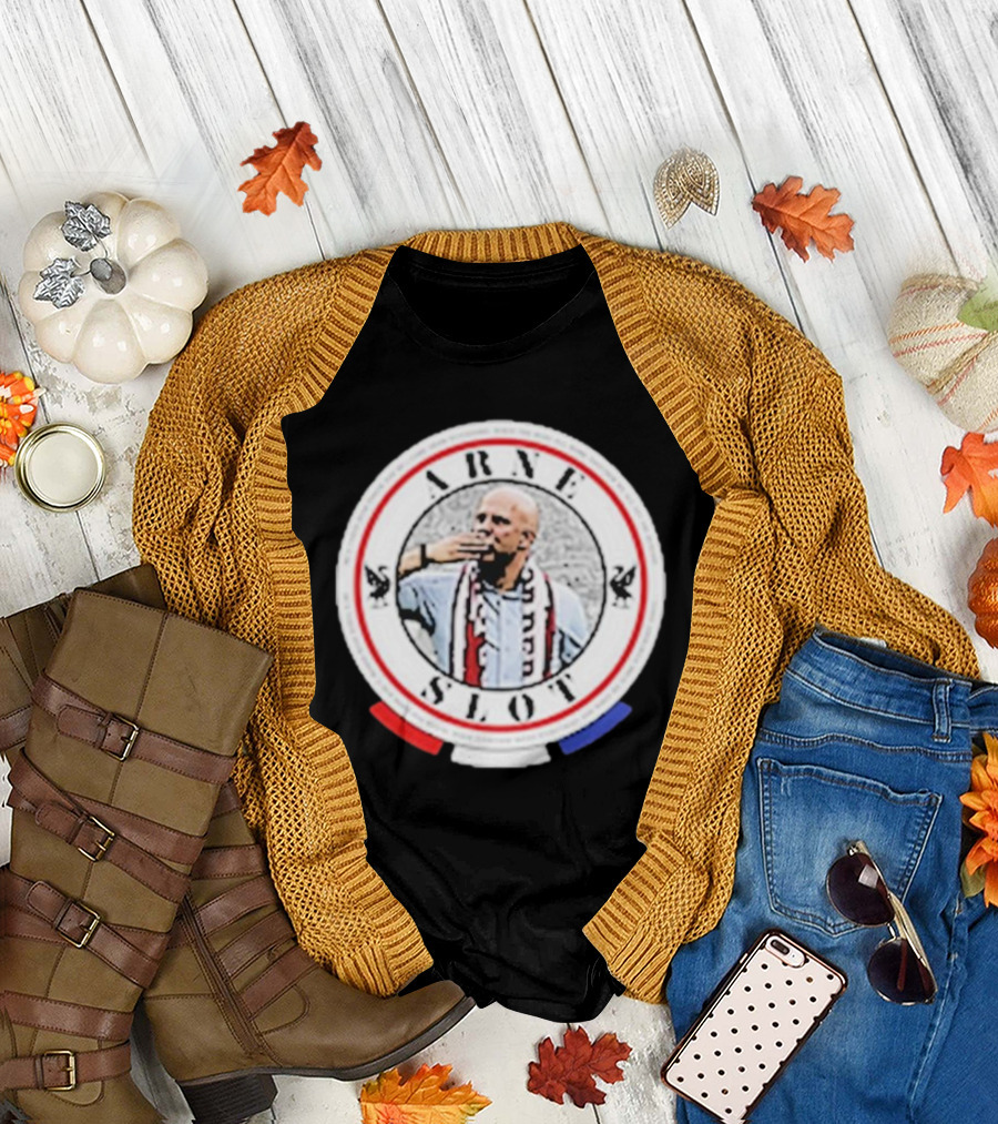 Arne Slot He’s Taken Over Power Iconic Circle Design with Soccer Fan T-Shirt