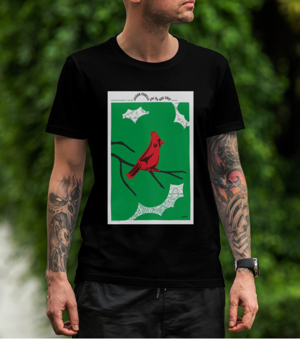 Jason Isbell And The 400 Unit August 8 2024 The Factory St. Louis MO Cardinal On Green Branches T-Shirt