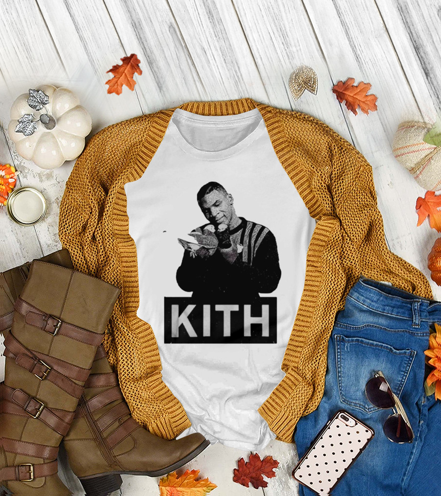 Mike Tyson Kith Now Meme with Pigeons T-Shirt